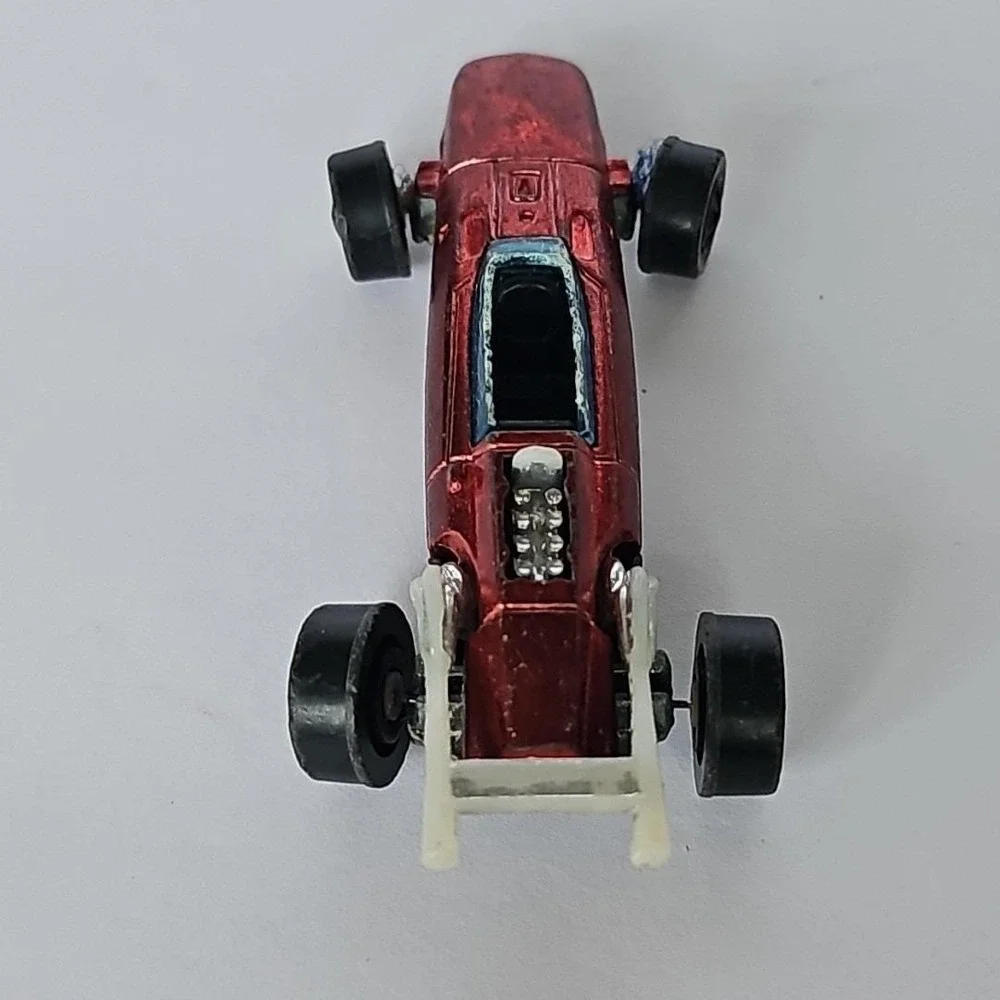 Vintage Hot Wheels Redline 1969 Indy Eagle Red Black‎ Interior Die Cast 1785